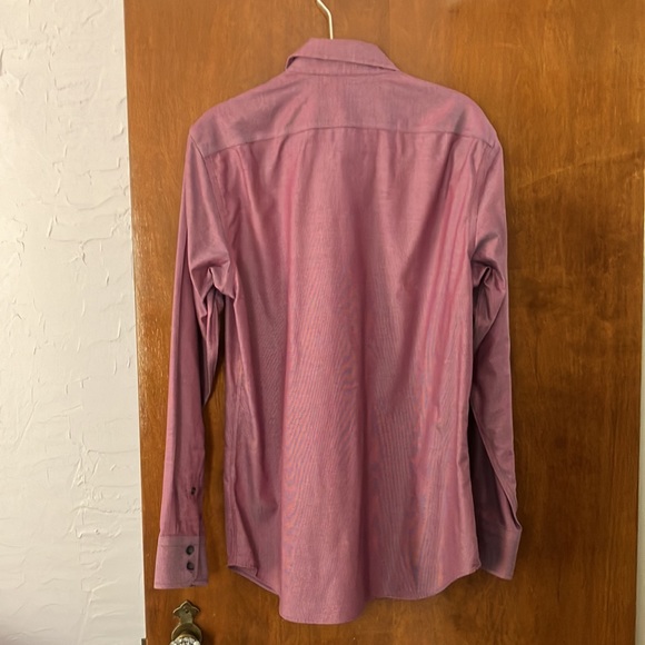 NWOT Mens Banana Republic Oxford Cotton Non-Iron Slim Fit Shirt, size S - Picture 4 of 6